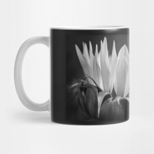 Sunflower in Black & White Mug